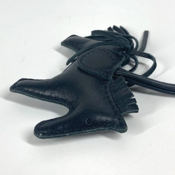 HERMES Horse Rodeo PM TRAP Bag Accessories All Black So Black Bag Charm - Picture 2 of 8